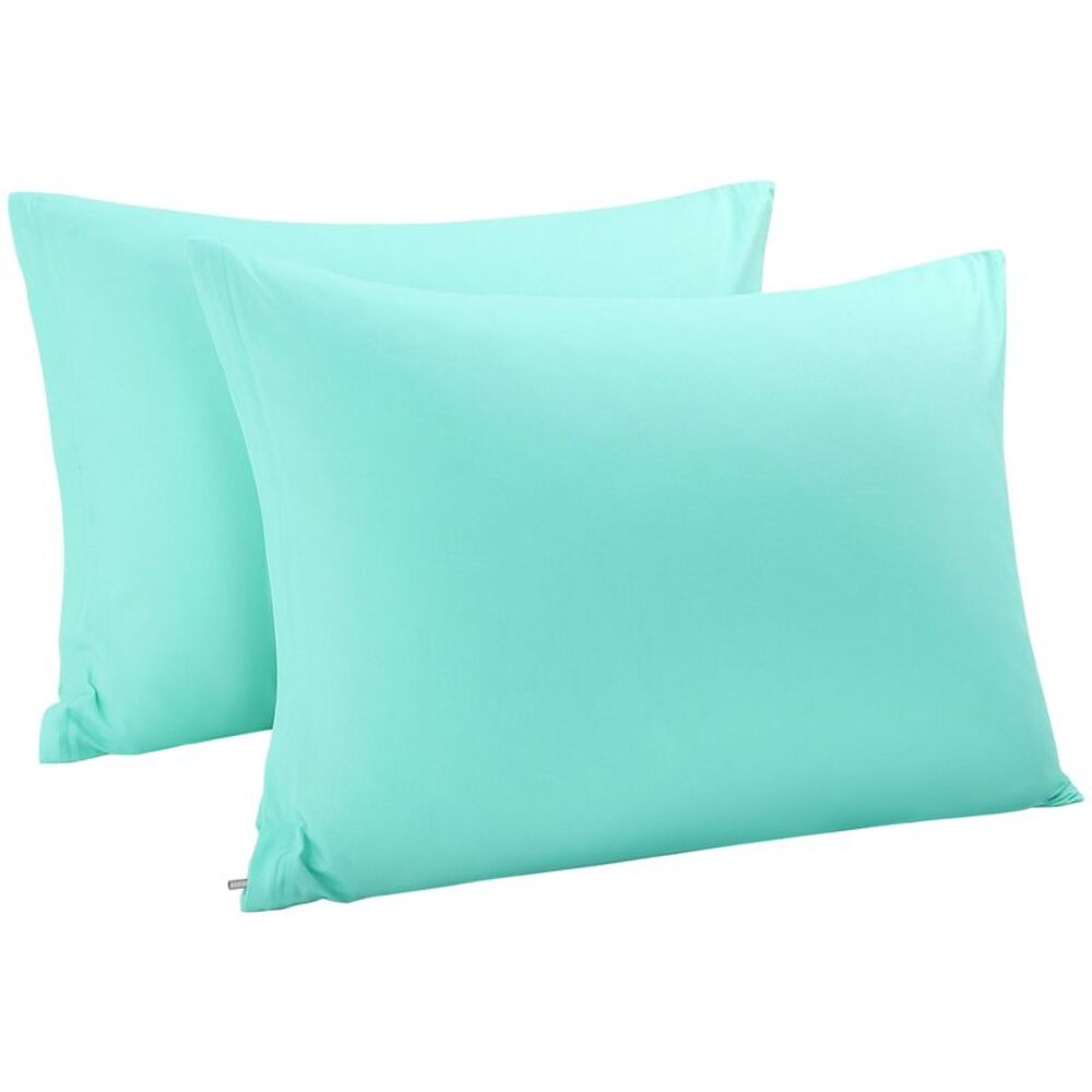 2pcs 100% Cotton Pillowcases Breathable Soft Pillow Cases Queen(20"x30")